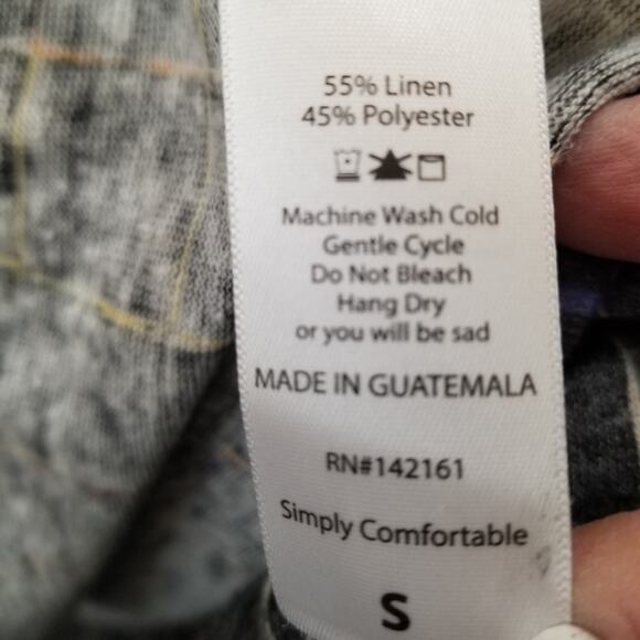 NWOT's - LuLaRoe Long Cardigan Duster Open Front Long Sleeves Multicolor Size S - Picture 7 of 9